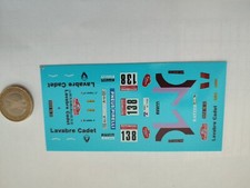 DECALCOMANIE DECALS RENAULT 5 ALPINE GRL MILLES PISTES 1983 1/43