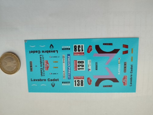 Decalcomanie decals renault - decalcomanie,