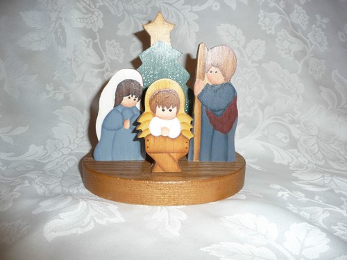 Holy family nativity handmade - holy,