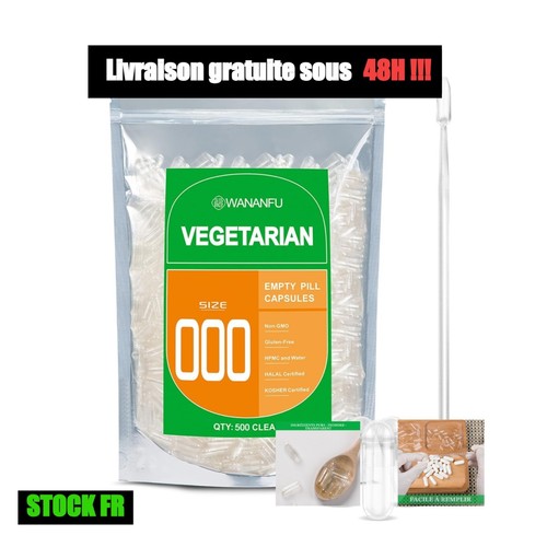 Gélules vides végétales