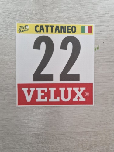 Dossard tour france mattia - dossard,