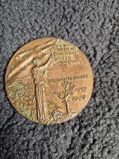 ANCIENNE MÉDAILLE EN BRONZE. CINQUANTENAIRE 1918.1968
