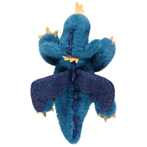 Doudou plat dragon fourrure - dragon,