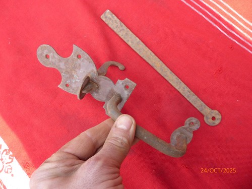 Loquet poucier fer forgé - loquet, en