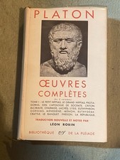 La Pléiade: PLATON, OEUVRES COMPLETES - Tome 1 de 1953