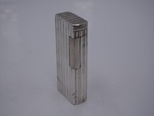 RARE BRIQUET DUNHILL EN ARGENT MASSIF ORIGINE FRANCE POINCON CRABE