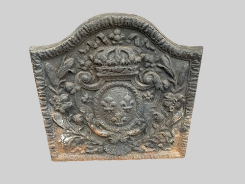 Plaque fond cheminée en - cheminée,