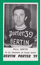 CYCLISME carte cycliste PIERRE MARTIN équipe BERTIN PORTER 39
