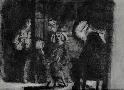 Dessin ancien vasserot - ancien, p.
