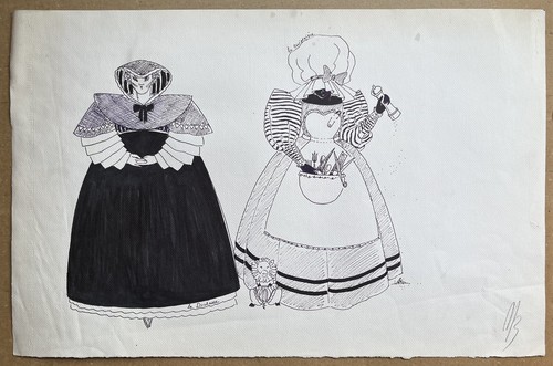 Dessin costume théâtre - costume,
