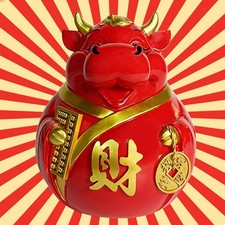 Résine Vache Tirelire Enfants