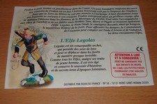 KINDER HERR DER RINGE SEIGNEUR ANNEAUX LEGOLAS BPZ FR FRANCE