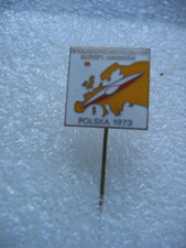 Epinglette polonaise du championnat de kayak junior en Pologne 1973