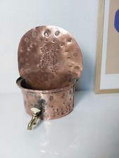 ANCIENNE FONTAINE MURALE DE  SACRISTIE CUIVRE XIX DÉCORATION