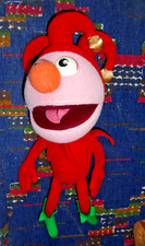 DB2/  PELUCHE PUBLICITAIRE JOKO JOKER ROUGE VINTAGE 35 cm TTBE