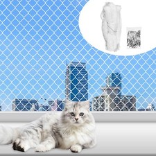 Filet pour chat - 8 x 3 m - Filet de balcon pour chat - Filet de protection p...