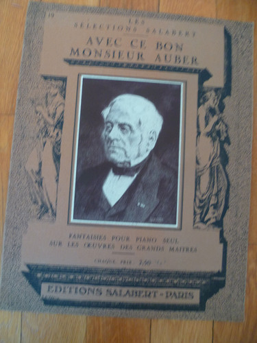 Avec bon monsieur auber - avec,