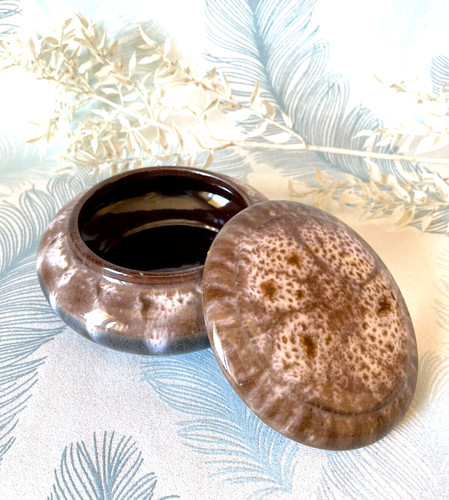 Boîte ronde bijoux ou - boÎte,