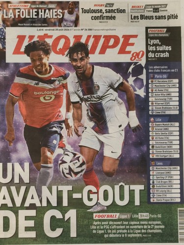 équipe août 2026 un - l'Équipe,