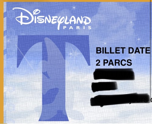 Billet disneyland paris - paris, 2