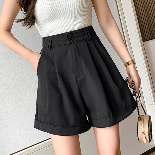 Pantalon court short noir - pantalon,