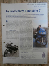LA MOTO BMW R 80 SERIE 7 / Fiche Moto