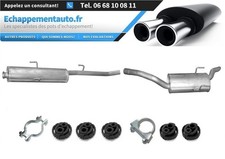 Échappement central + silencieux Peugeot 806 2.0 89kW 94-02 171743 171744 1717F9