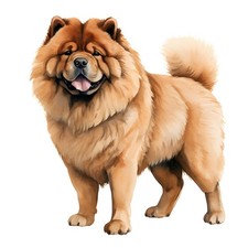 3 x autocollants Chow Chow