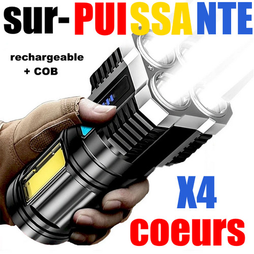Lampe poche led torche - led,