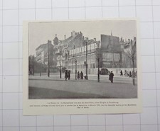 1925 La Maison de la " Marseillaise " démolie Place Broglie à Starsbourg