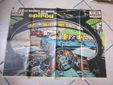 Poster SPIROU 24 heures du Mans avec Spirou du n°1678 du 11. 6. 1970