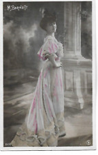 CPA carte postale ancienne M. BARNETT THEATER STAR actrice théâtre