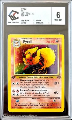 Carte pokémon pyroli - carte, 3/64