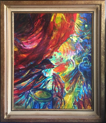 Huile sur toile - , gérard