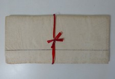 Drap ancien neuf en lin-métis