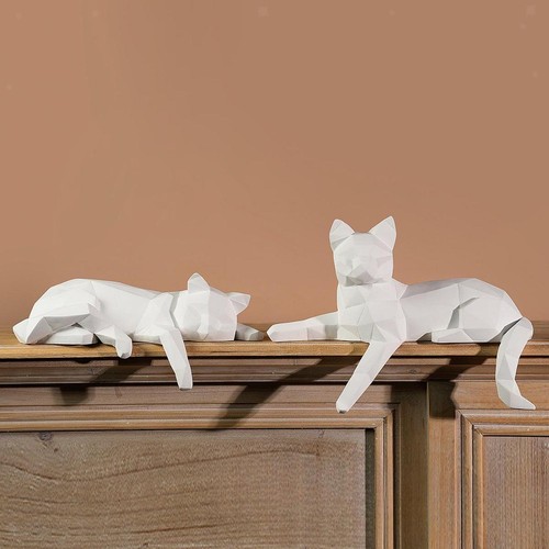 Statuette chat décorative - statuette,