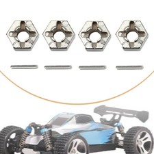 4 pièces de rechange pour moyeu de roue hexagonal 12 mm, compatibles avec