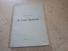 1913.catalogue vente collection Louis Baudouin (Fantin-Latour, Harpignies, ziem)