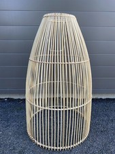 Lampe suspendue en rotin