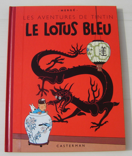 Tintin lotus bleu herge - .,