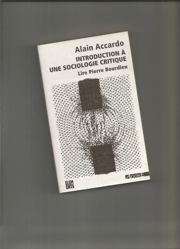 Introduction une sociologie - à,