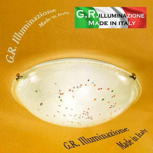 Plafonnier moderne verre - plafonnier,