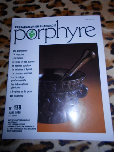 Revue porphyre préparateur - revue, porphyre,