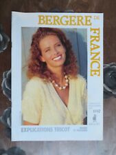 ANCIEN CATALOGUE BERGERE DE FRANCE " EXPLICATIONS TRICOT " 1992