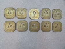 lot 10 jetons CHAMPENOIS