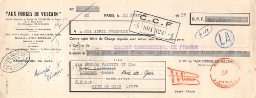 1956 aux forges - vulcain, a
