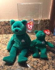 Beanie Babies Erin with Mini in case