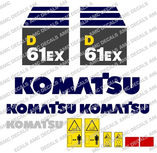 Komatsu d61ex décalque - d61ex,