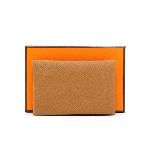 Hermes porte cartes - cuir, à