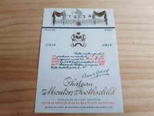 étiquette vin Chateau Mouton
